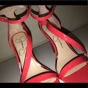 EUC✨JESSICA SIMPSON GRAPEFRUIT HEELS